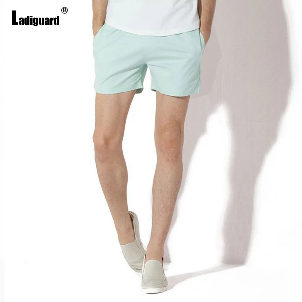 black casual shorts Ladiguard Plus Size 4xl Men Fashion Leisure Shorts 2021 New Sexy Lace-up Camouflage Shorts Male Casual Skinny Beach Short Pants black casual shorts Casual Shorts