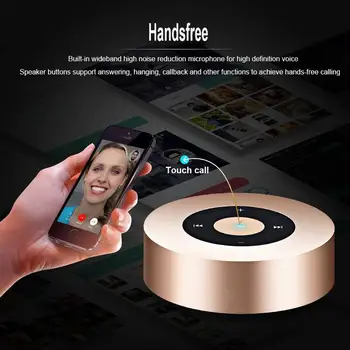 

TWISTER.CK Wireless Bluetooth Speakers with HD Sound Micro SD Support for iPhone/ipad/Samsung/Tablet/Laptop