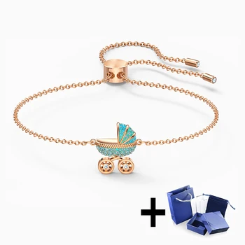 

High Quality Original SWA Bracelet with Original Engraving 5528451 SWEET CARRIAGE Ladies Bracelet Jewelry Gift Free Shipping