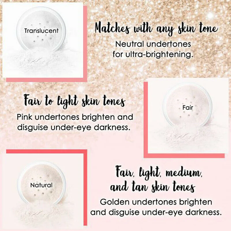 Makeup Mattifying Setting Powder Oil Control Concealing Waterproof Hydrating Foundation Powder Dropshipping SMJ