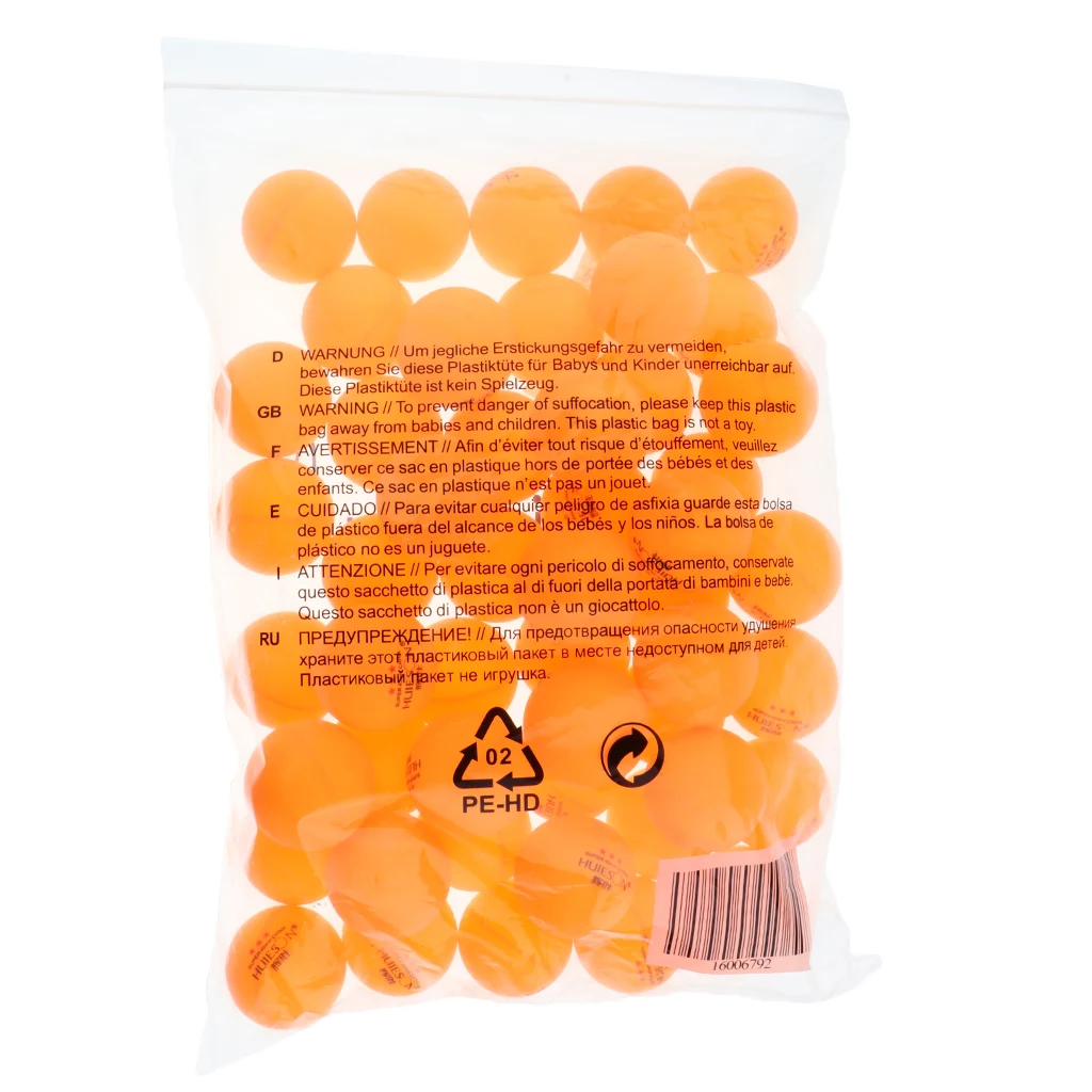 50 Pieces 3 Star 40mm Table Tennis Balls Advanced Ping Pong Balls Training Practice 2 Color Options