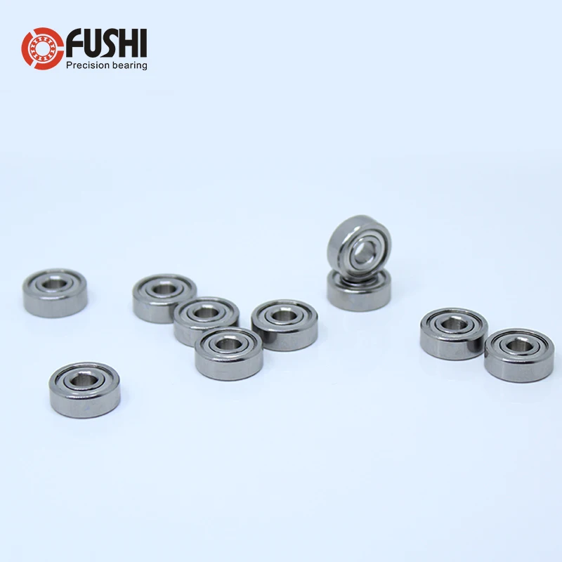 S604ZZ подшипник 4*12*4 мм(10 шт.) ABEC-1 440C ролик из нержавеющей стали S604Z S604 Z zz, шариковые подшипники