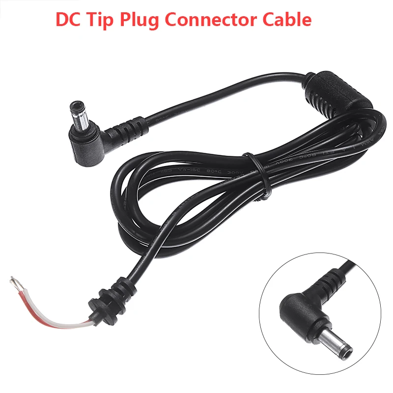 

1pc 1.2M 90 Degree Right Angle DC Power Cable 5.5x2.5mm DC Tip Plug Connector Cable Cord For Toshiba Asus Laptop Adapter