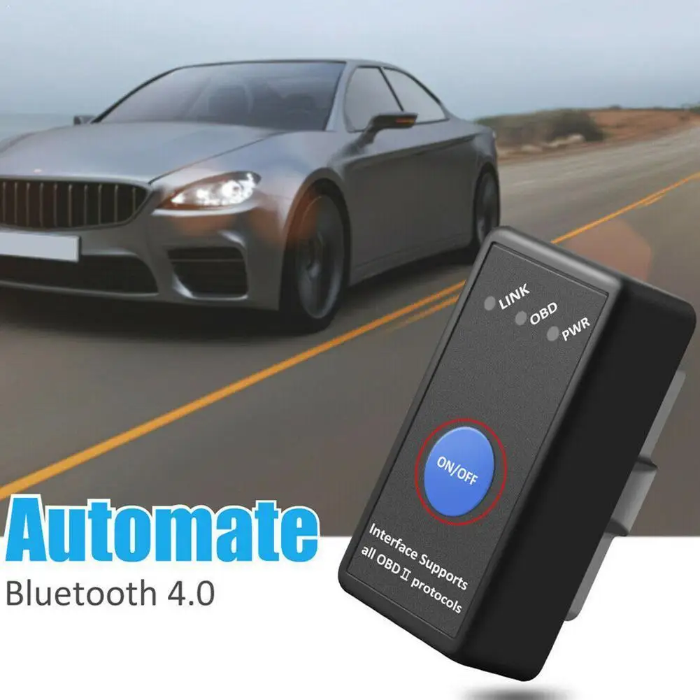 Диагностический мини сканер OBD2 Elm327 Bluetooth V1.5 для авто Sc X0E4|Считыватели кодов и