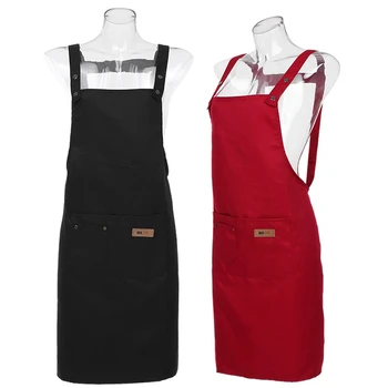 

2x B Red/Black Professional Stylist Apron Waterproof Hairdressing Coloring Shampoo Haircuts Cloth Wrap Hair Salon Tool