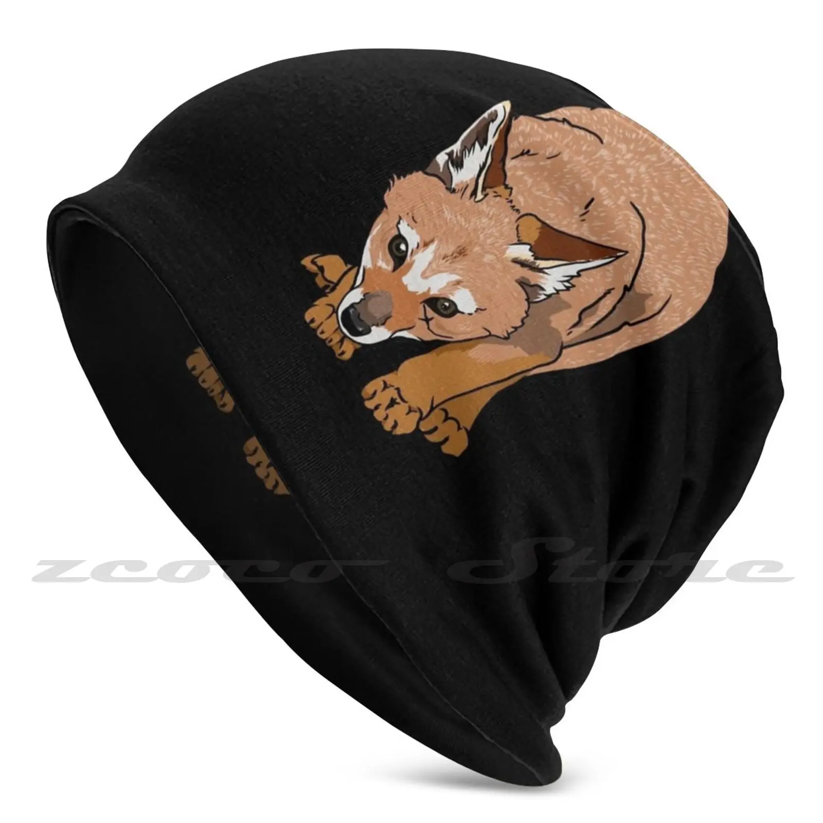 Coyotes Knit Hat Hedging Cap Soft Elasticity Sport All'Aria Aperta Tempo Libero Fuchs Friends Design Eccezionale Jackal Cub Per Jackal