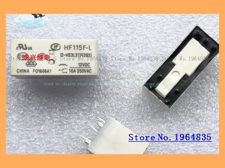 

Relay HF115F-L 12-HS3L2TF(262) 12VDC 7