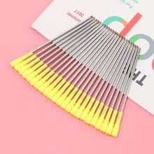 10 шт./лот металлические Кристальные алмазные Сменные стержни для ручек синий черный 82 мм Замена заправки письменная работа в офисе принадлежности учебные принадлежности