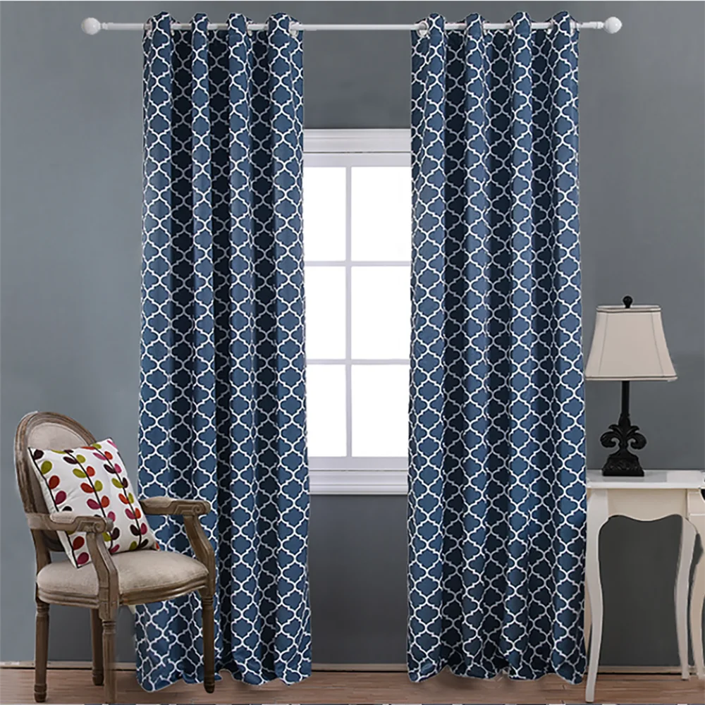 

100% Polyster Blackout Curtains For Bedroom Living Room Modern Printed Curtains For Kids Children Kitchen Decor Window Curtains