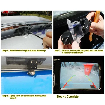 

CCD Camera Rearview Reverse Backup Parking For Ford Escape 2013 2014 2015 2016 Car Rear View Camera
