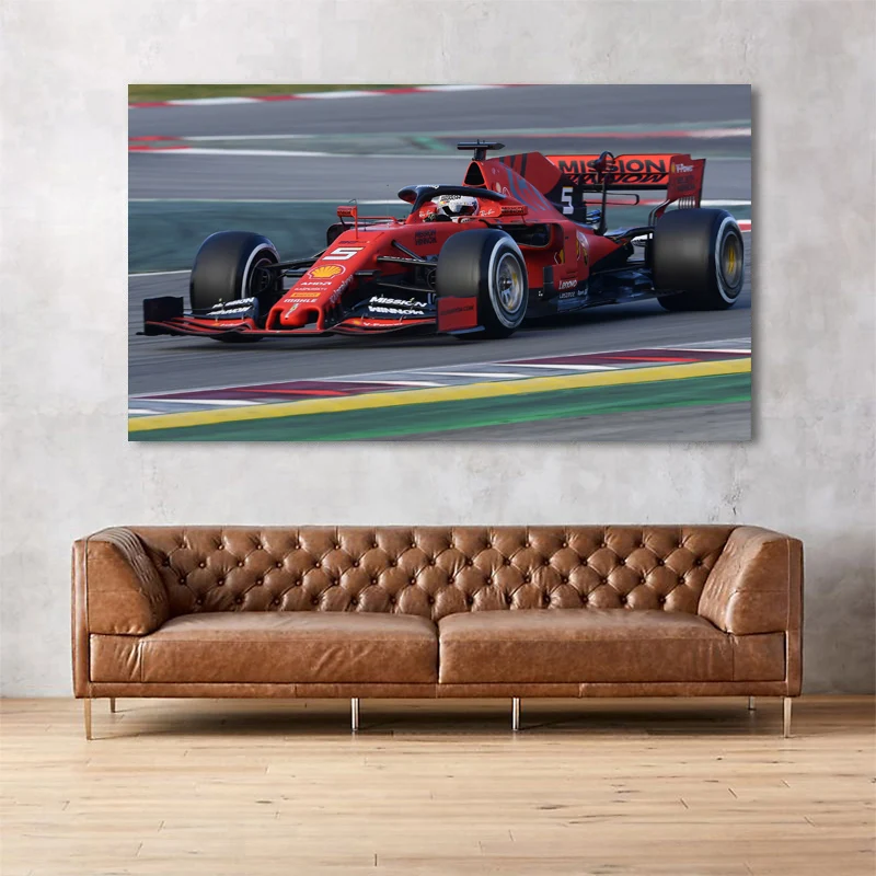 Racing Race Car Ferraris Sf90 Formula One F1 Poster Wall Art Stampe Su Tela Dipinti Decorazioni Soggiorno