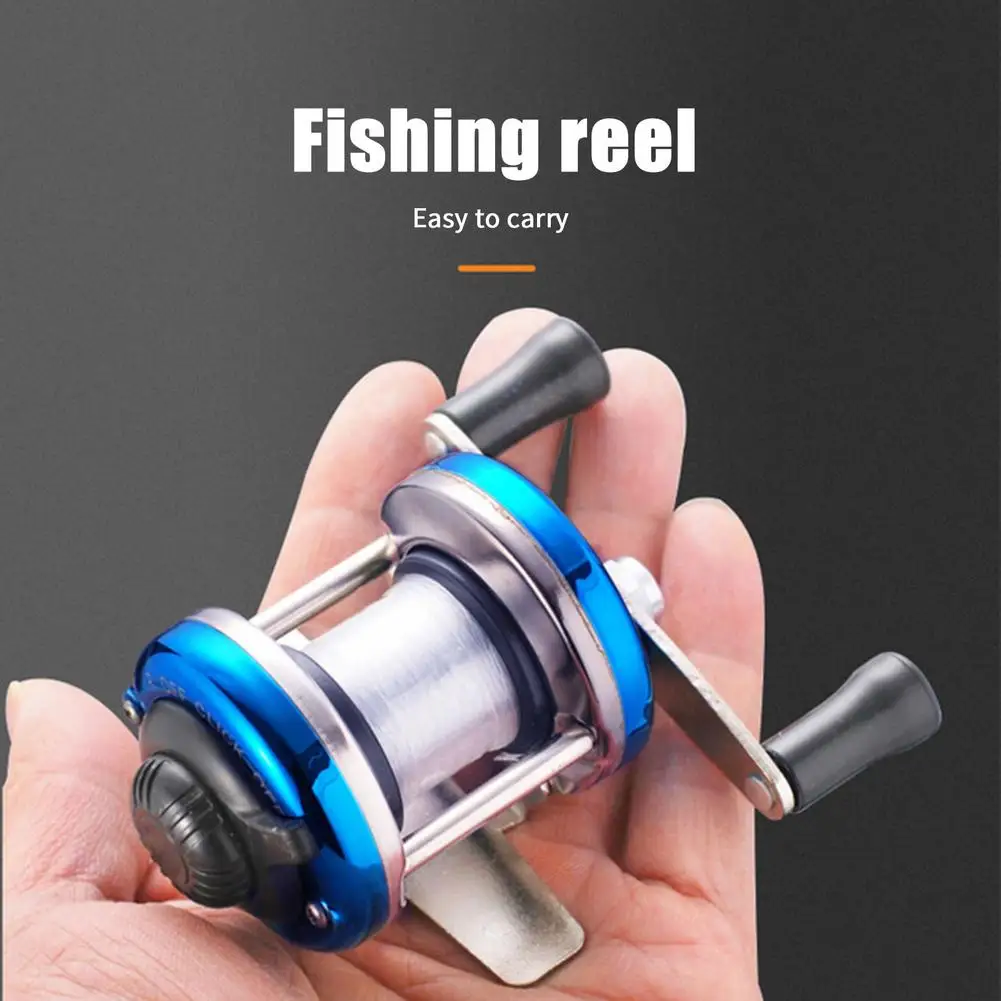 100M Mini Winter Ice Fishing Reel Small Spinning Reels For Fishing Tool