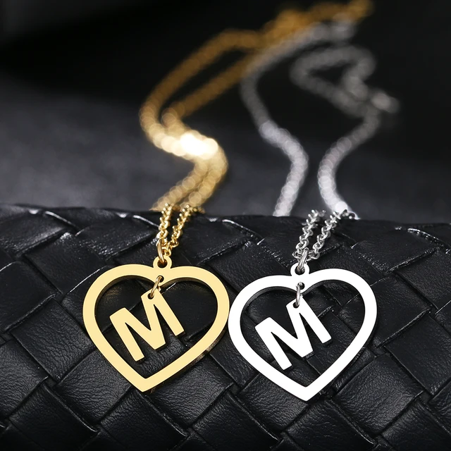 Swangke - These beautiful stainless steel initial necklaces come