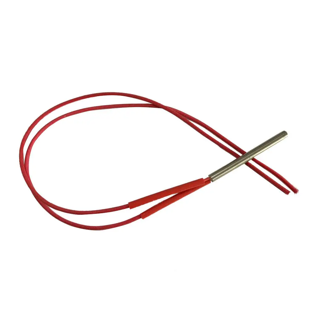 1Pcs Red Heating Rod Tube Electric Pipe Parts For Vertical Packaging Machine 3d printer parts 12 24v 70w heating tube e3d v6 volcano heaterblock cartridge heater hotend 50w high temperature heating pipe