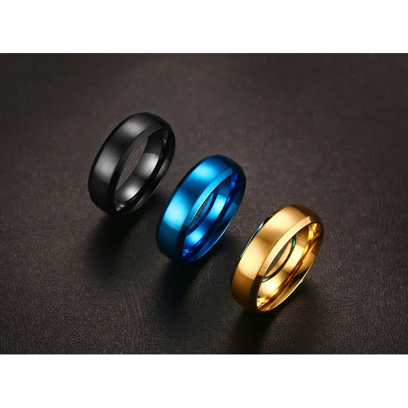 Обручальное кольцо из нержавеющей стали 6 мм|stainless steel ring|simple ringring for |
