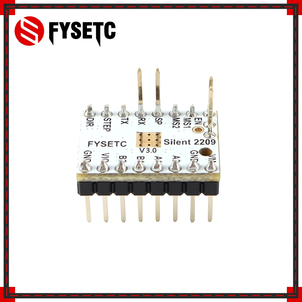 5 шт. TMC2209 v3.0 шаговый двигатель драйвер Stepsticks бесшумный драйвер 256 микрошагов ток 2.8A пиковый 3d принтер части VS TMC2208