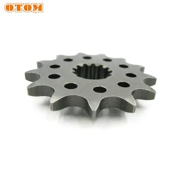 

OTOM Motorcycle Small Sprocket 13 14 Teeth Pinion Dirt Bike Enduro 520 Chain Front Engine Chain Roller For ZONGSHEN NC250 Engine