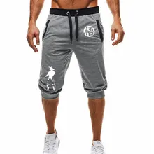 Летние мужские Шорты повседневные шорты модные спортивные штаны с принтом Dragon Ball Goku для фитнеса шорты для бега мужская одежда M-3XL