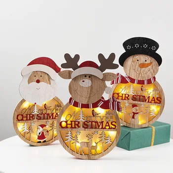 

New 1/3PCS Christmas Decorations for home Christmas Dolls Santa Claus Snowman Elk Toys Xmas Tree Ornament Navidad Kids Gift