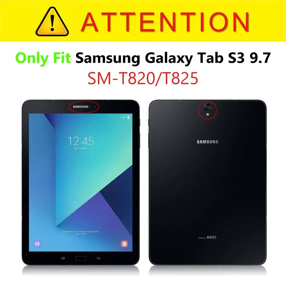 360 Вращающийся чехол для samsung Galaxy Tab S3 9,7 планшет SM-T820 SM-T825 чехол тонкий кожаный чехол с функцией подставки и Стиль ручка+ защитная пленка на экран