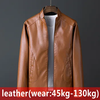 

2020 New Men's Sheep fur leather Jacket Fashion Spring Autumn foreign trade Jackets large size Leather Male Motorcycle Coats