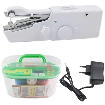 

Mini Handheld sewing machines Stitch Sew needlework Cordless Clothes Fabrics Electric Sewing Machine Stitch Set