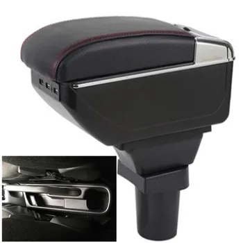 

For kia picanto Armrest box central Store content box with cup holder ashtray with USB interface