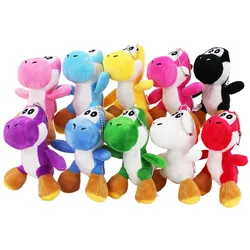 Muñeco de Peluche de Yoshi Kawaii para niños, llaveros de 12cm, animales, tortuga