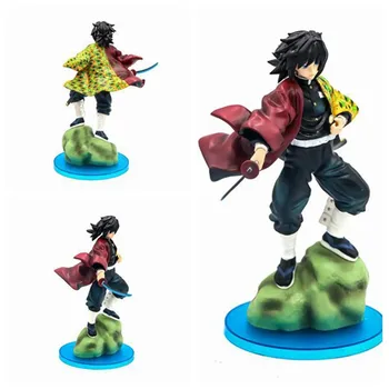 

Devil's Blade Anime Figure Tomioka Giyuu Fight Statue Demon Slayer Action Figure Japan Manga Kimetsu No Yaiba Model Toys