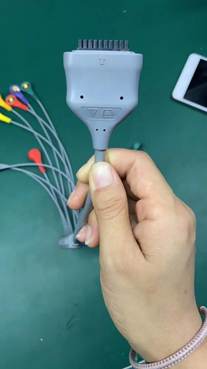 Для EDAN DX12 holter ECG кабель 12 свинцовый цельный ecg кабель и leadwire snap или Banana 4,0 штекер кабеля AHA 10 шт./лот