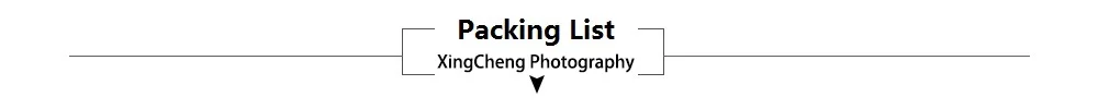 packling list
