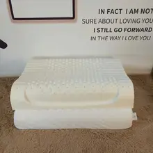 Подушка из белого латекса подушка памяти массажные подушки для сна Ортопедическая подушка Kussens Oreiller Almohada Шейная подушка