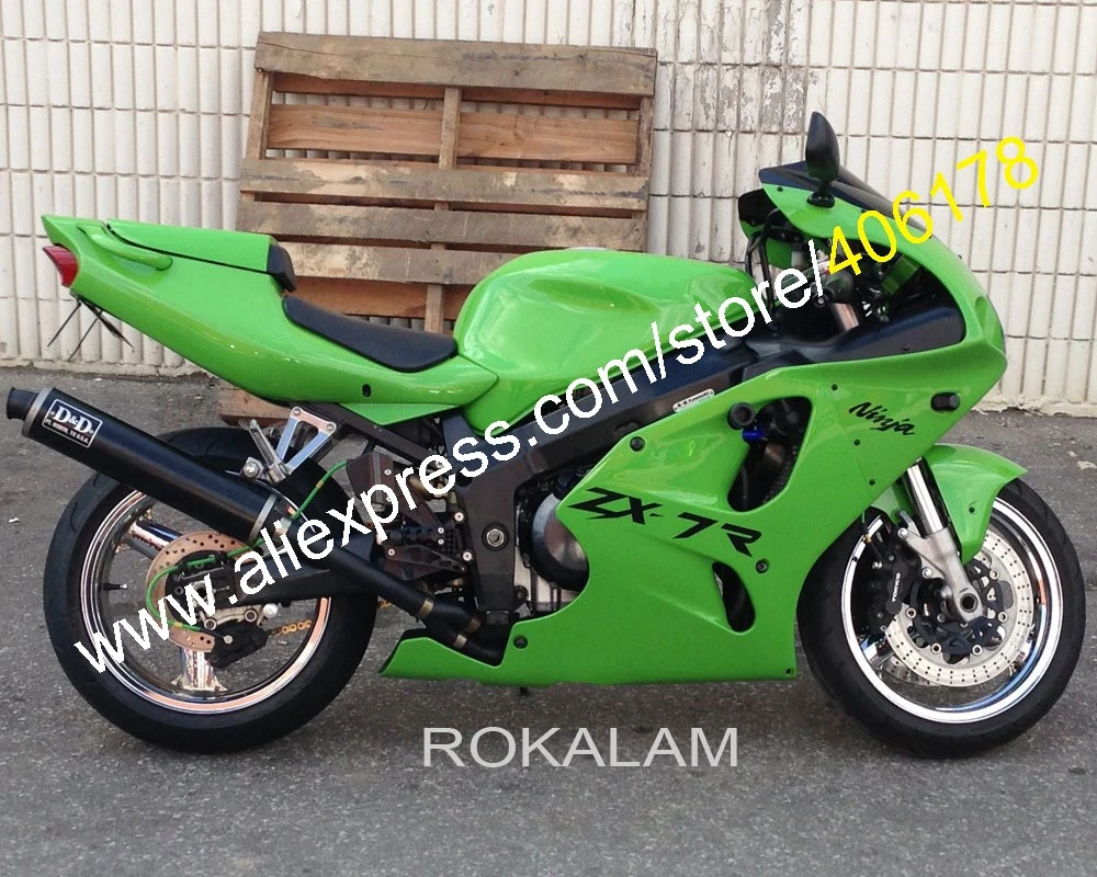 Green Body Kit For Kawasaki Ninja ZX7R Parts 1996 2003 ZX 7R ZX 7R 750 96 98 99 00 01 02 03 Motorcycle Fairing Kit|kit brow|kit bicyclekit organizer - AliExpress