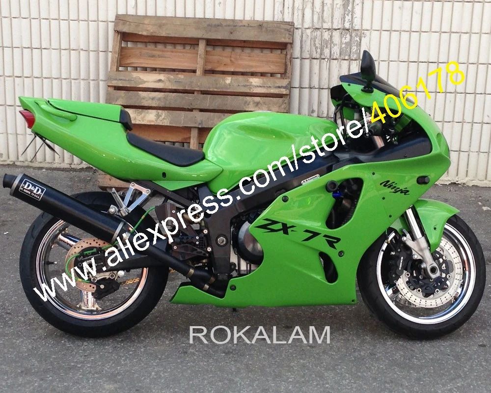 Veluddannet fascisme spurv Green Body Kit For Kawasaki Ninja ZX7R Parts 1996 2003 ZX 7R ZX 7R 750 96  97 98 99 00 01 02 03 Motorcycle Fairing Kit|kit brow|kit bicyclekit  organizer - AliExpress