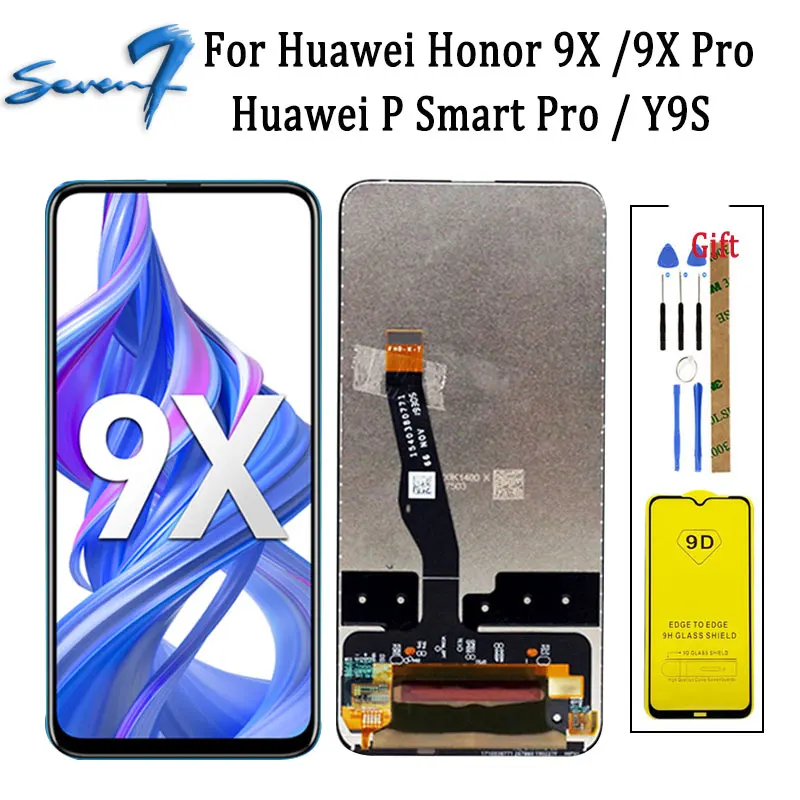 6 59 дюймовый ЖК дисплей для huawei Honor 9X / Pro кодирующий преобразователь сенсорного
