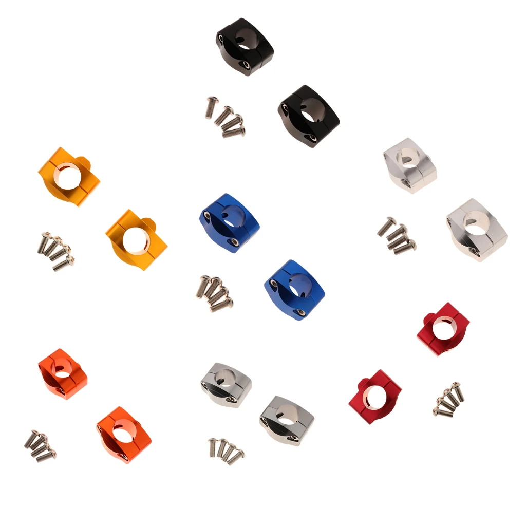 1 пара CNC алюминиевый сплав мотоцикл бар зажимы руль стояки адаптер подходит для мотоцикла Мотоцикл Байк квадроцикл atv