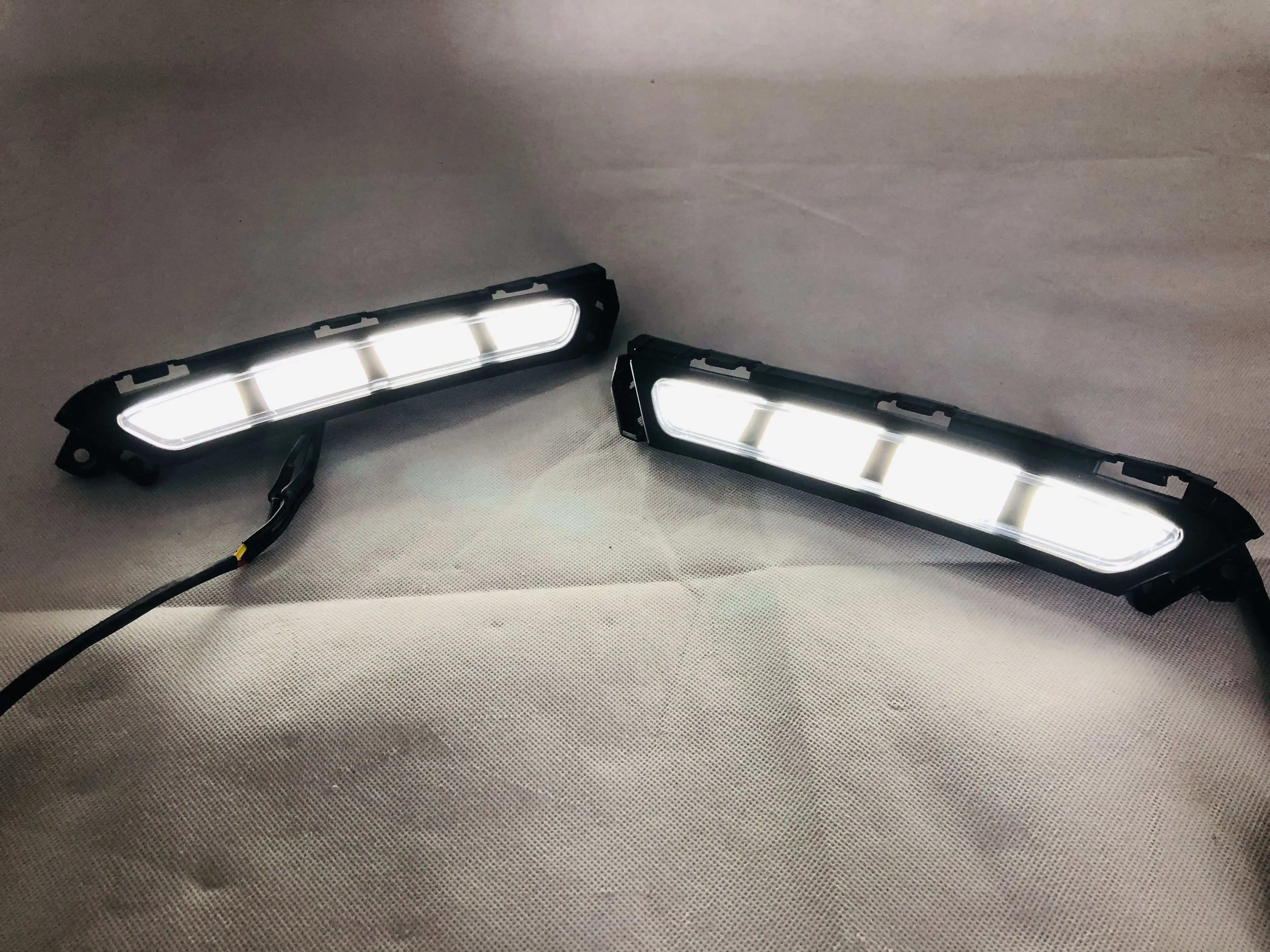 DRL для hyundai Elantra AVANTE светодиодный дневные ходовые огни Дневные Противотуманные фары с желтым поворотным сигналом стиль реле