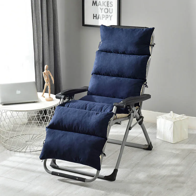

Winter Lounge Chair Cushion Soft Thicken Chaise Padding Outdoor Patio Pool Recliner Folding Armchairs Cushions Pads