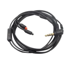 Headphone Adapter Cable Cord Wire with Volume Remote Control Talk for ATH IM50 Im70 IM01 Im02 Im03 IM04 1 20 with Mic 