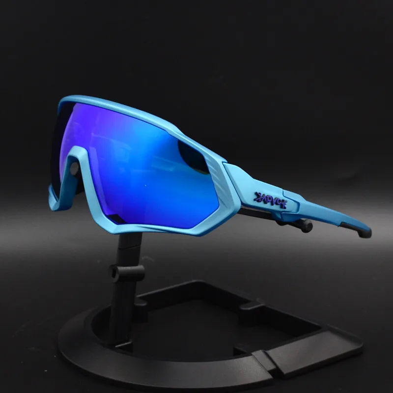 Kappvoe 5 линз UV400 Поляризованные велосипедные очки TR90 спортивные велосипедные солнцезащитные очки MTB горный велосипед Рыбалка Пешие прогулки езда очки - Цвет: 09