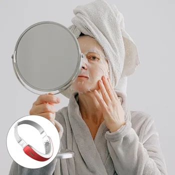 

1pc Ultrasonic Vibration Face Thinners V Face Lifting Tool Face Machine for Woman Home Man Salon