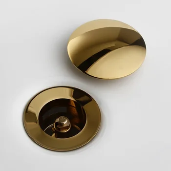Polished Brass Pop Up Sink Drainer