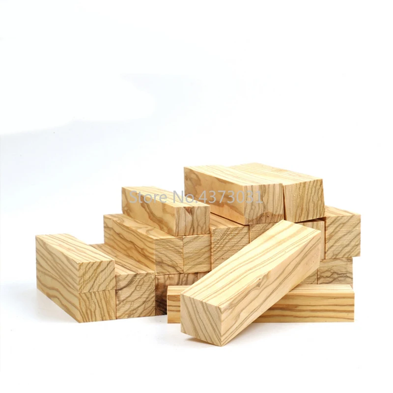 1 шт. оливковая древесина для рукоятки ножа материал рукоделия разных