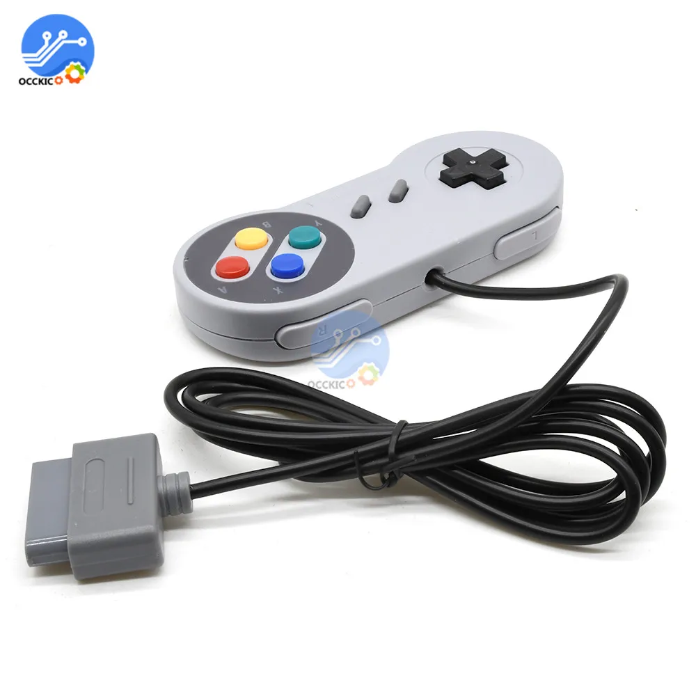 Game Controller Gamepads 16 Bit ABS Joystick Controller Pad for SNES System Console Gamepad - 6