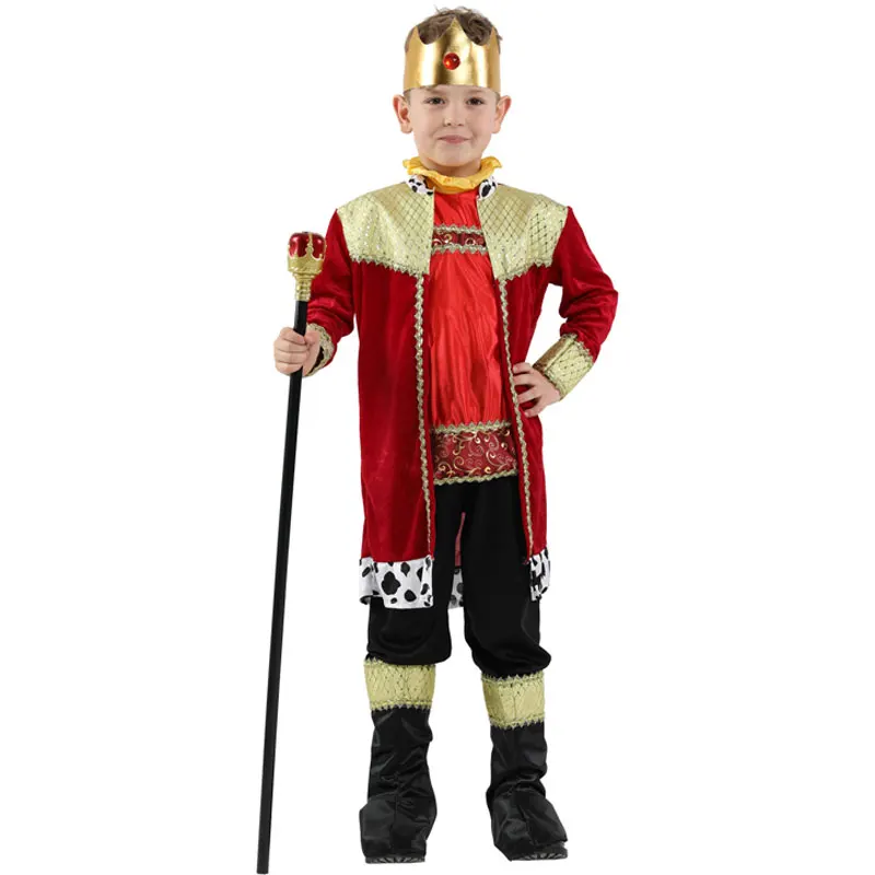 Umorden Хэллоуин Пурим Карнавал Король принц Костюм для мальчик мальчики дети Дети фантазия Infantil Косплей комплект одежды
