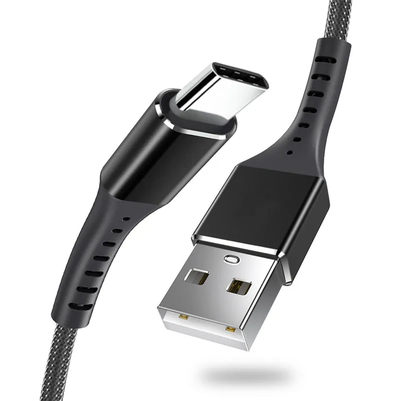 Usb type-C кабель для samsung S9 S10 e Xiaomi Redmi Note 7 8 10 3A провод для быстрого заряда шнур USB-C зарядное устройство для мобильного телефона USB C кабель