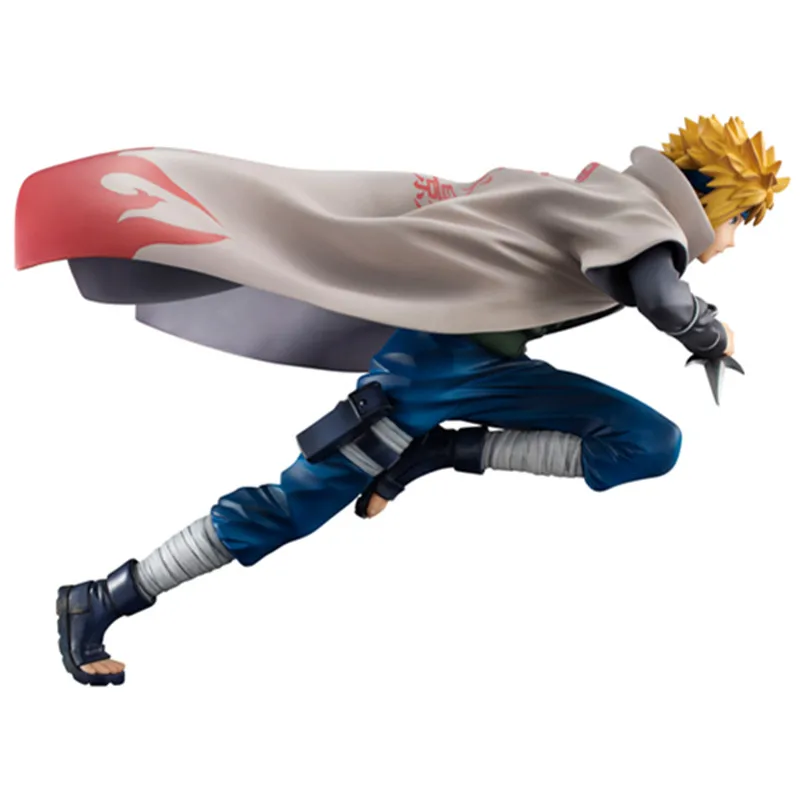 Аниме Наруто Namikaze Minat Yondaime Hokage ПВХ фигурка отца Наруто Коллекционная модель игрушки A173