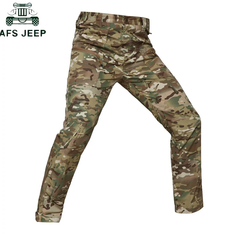 

2019 Camouflage Tactical Cargo Pants Men Multi-Pockets Military Army Combat Trousers Long Multicam Shoot Hunt Work Pants S-5XL