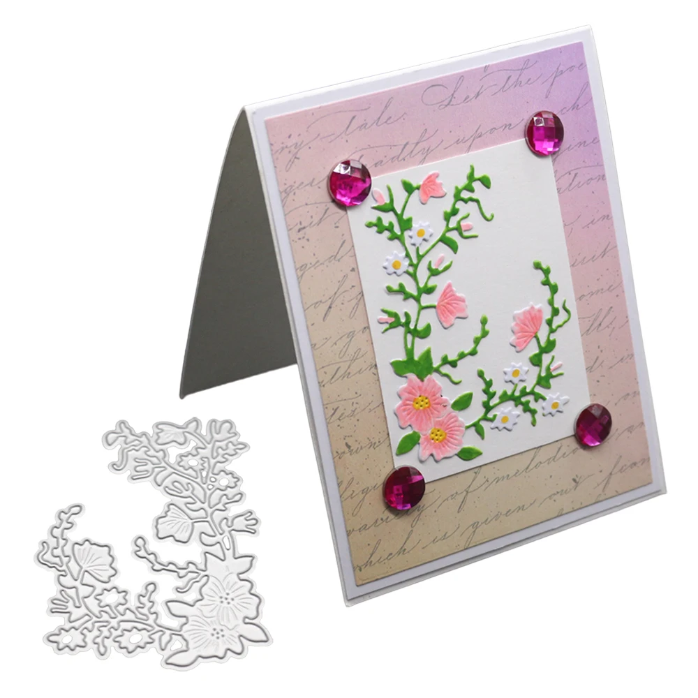 

Flower Vine Adv-one Metal Cutting Dies Stencils For DIY Scrapbooking Embossing Paper Cards Photo Album Making Craft