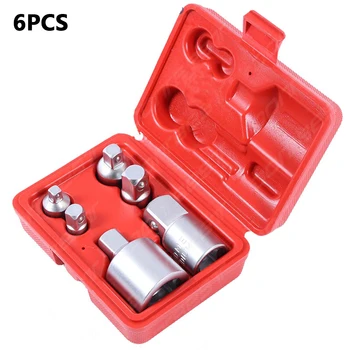 

6pcs Connecting Rod Pneumatic Tools Impact Socket Adapter Sleeve Durable Set Reducer Head Multifunction